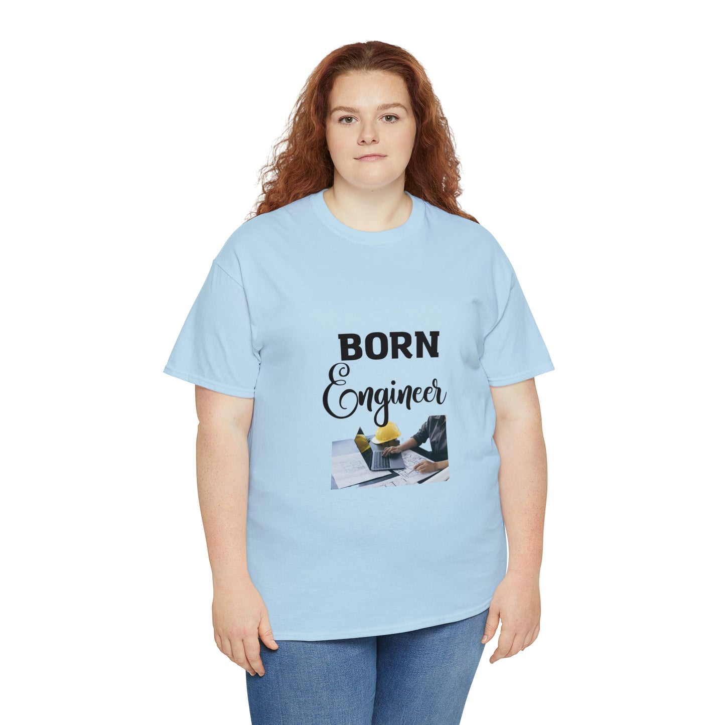 Born Engineer Unisex Heavy Cotton Tee