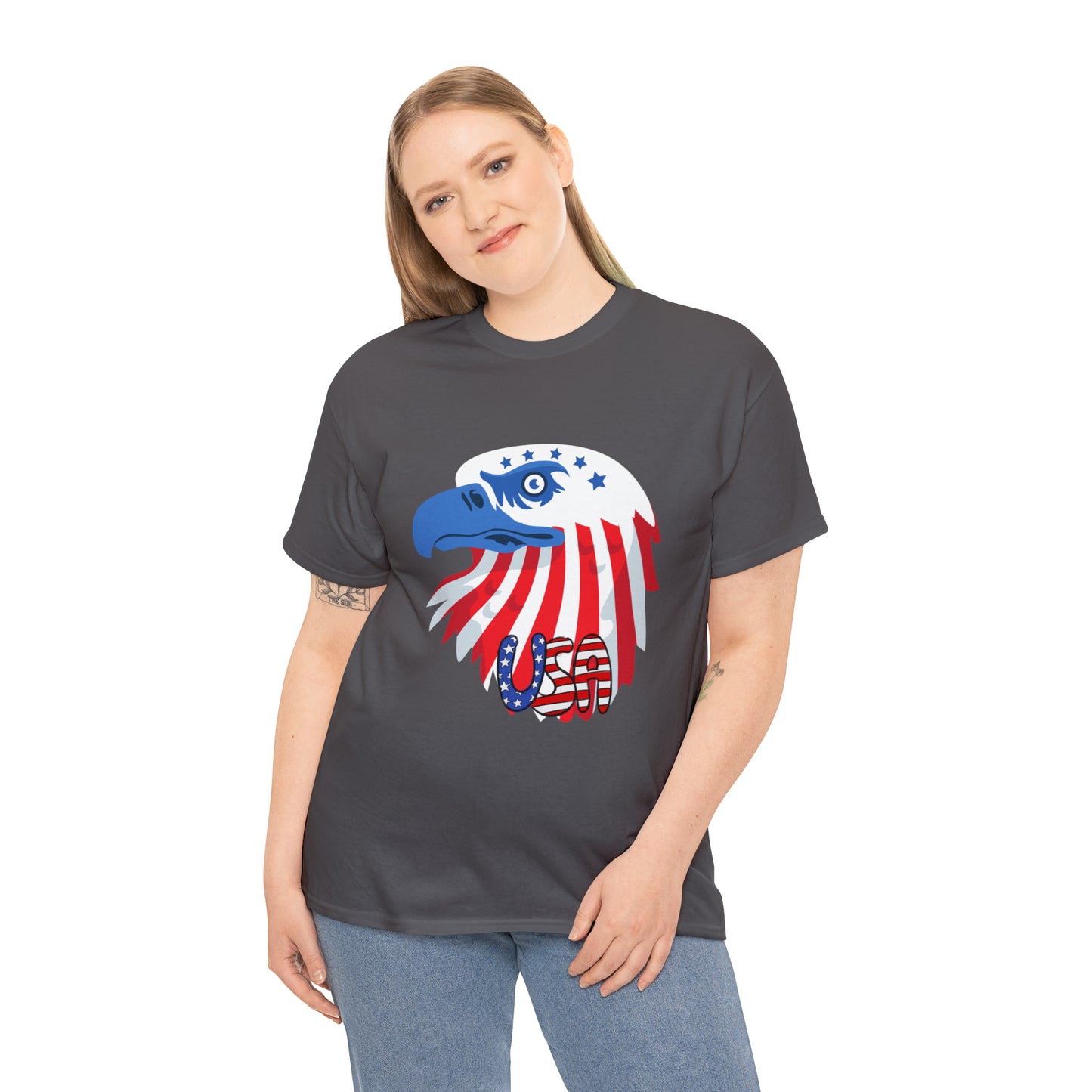 Copy of  Unisex Heavy Cotton Tee - USA