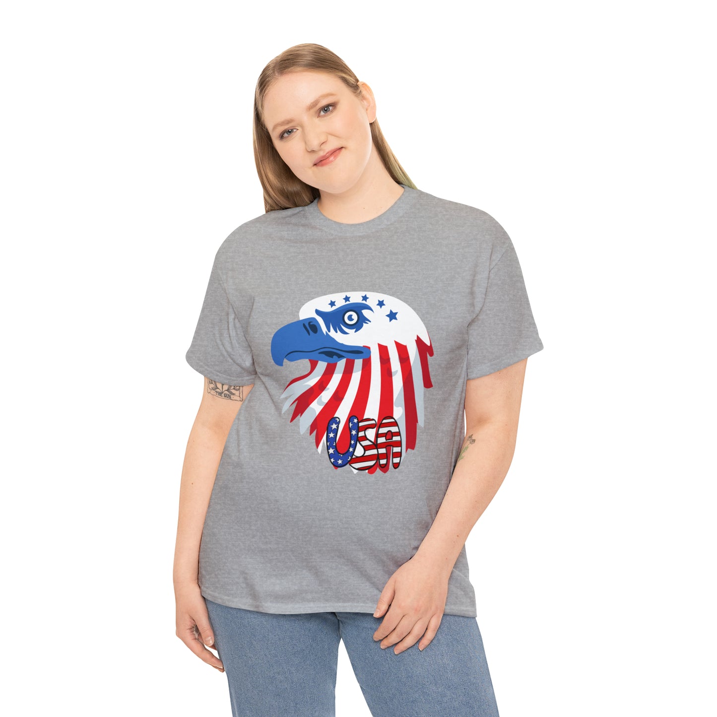 Copy of  Unisex Heavy Cotton Tee - USA