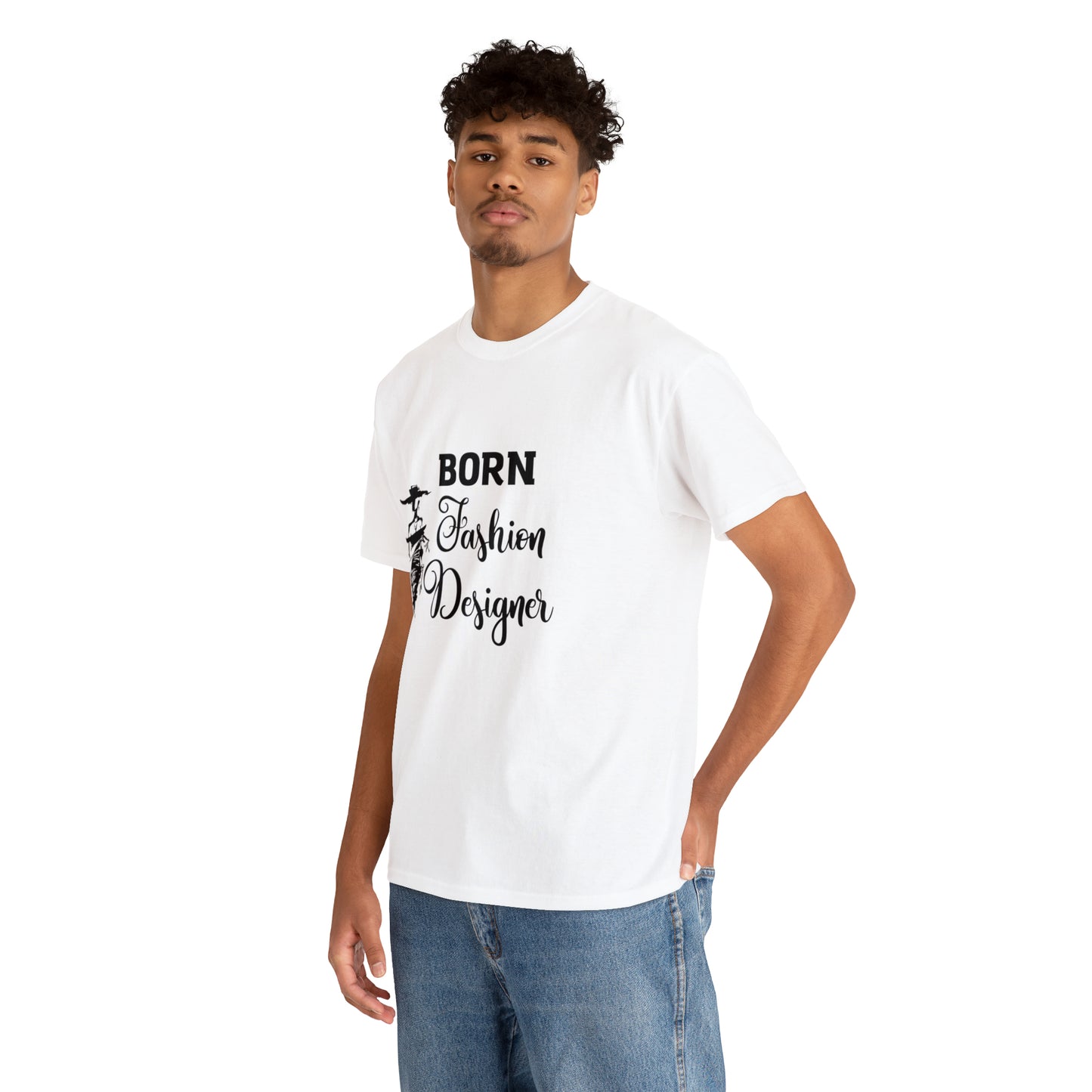 Born Fashion Designer Unisex Heavy Cotton Tee