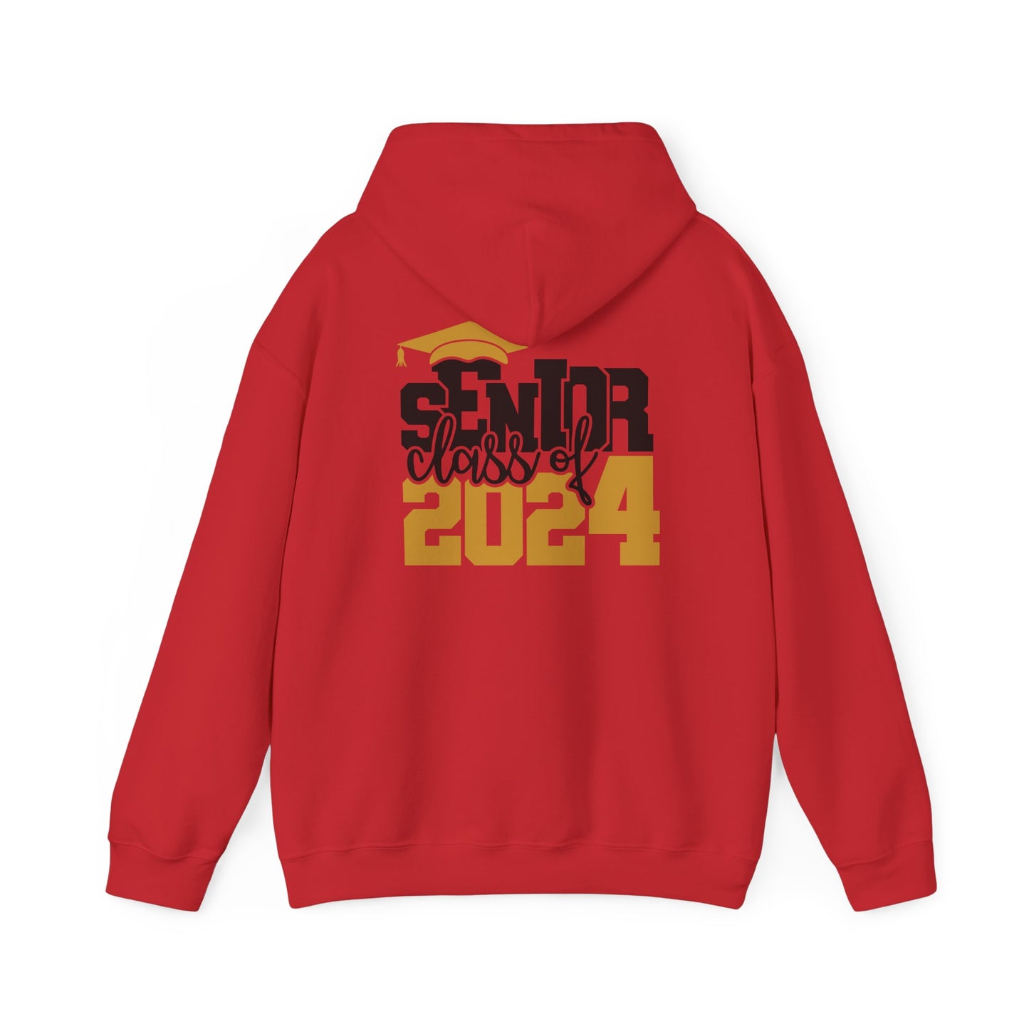 Personalized Senior Unisex Hooded Sweatshirt, Senior 2024 Sweatshirt, Customized Class of 2024 Hoodie, Custom Name Graduation Gift