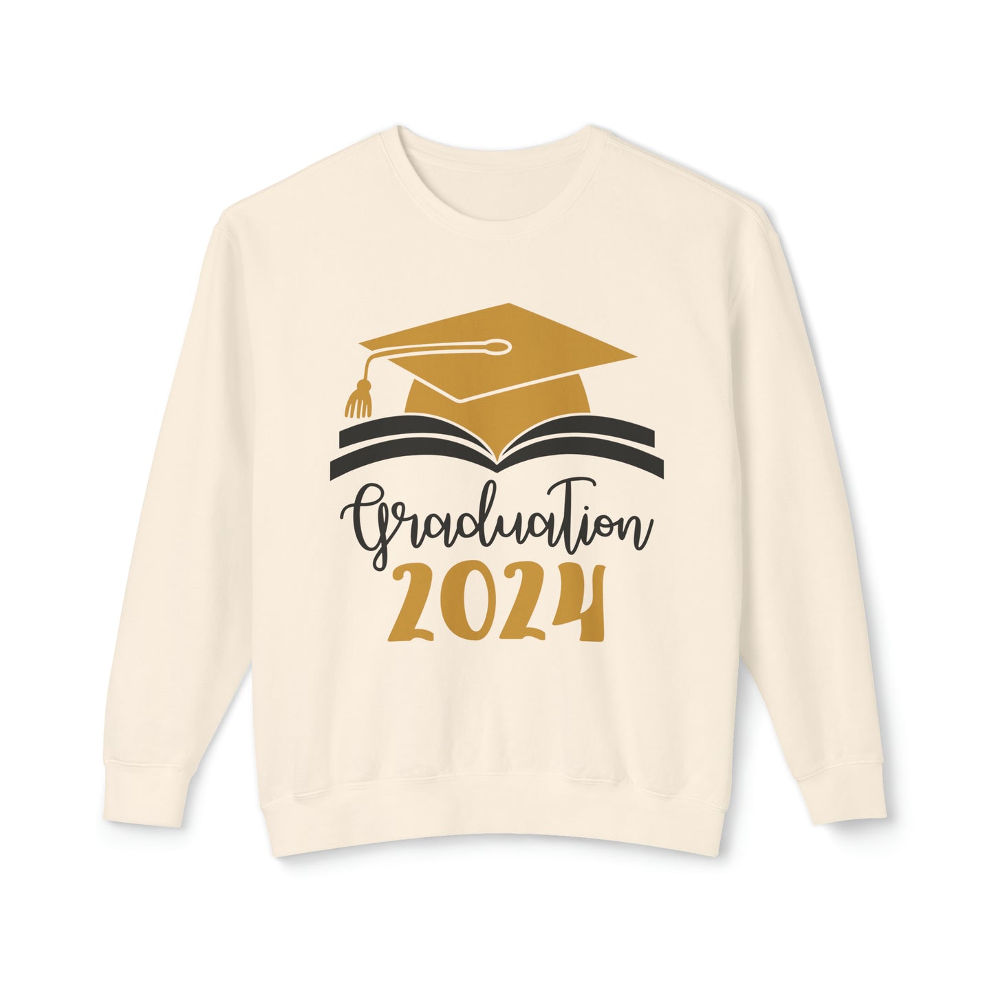 Class of 2024 Sweatshirt, Senior Shirt, Senior Gift, Senior Graduate Sweater, High School Graduation Gift, College Grad Gift, 2024 Unisex Lightweight Crewneck Sweatshirt