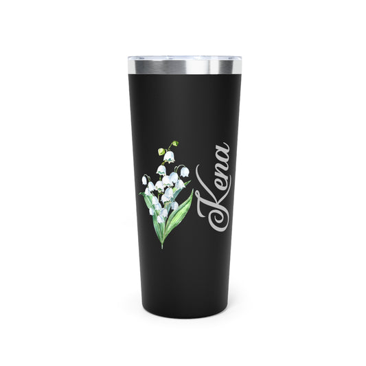 May Personalized Birth Flower Tumbler, Personalized Birth Flower Coffee Cup With Name, Gifts for Her, Bridesmaid Proposal, Party Favor