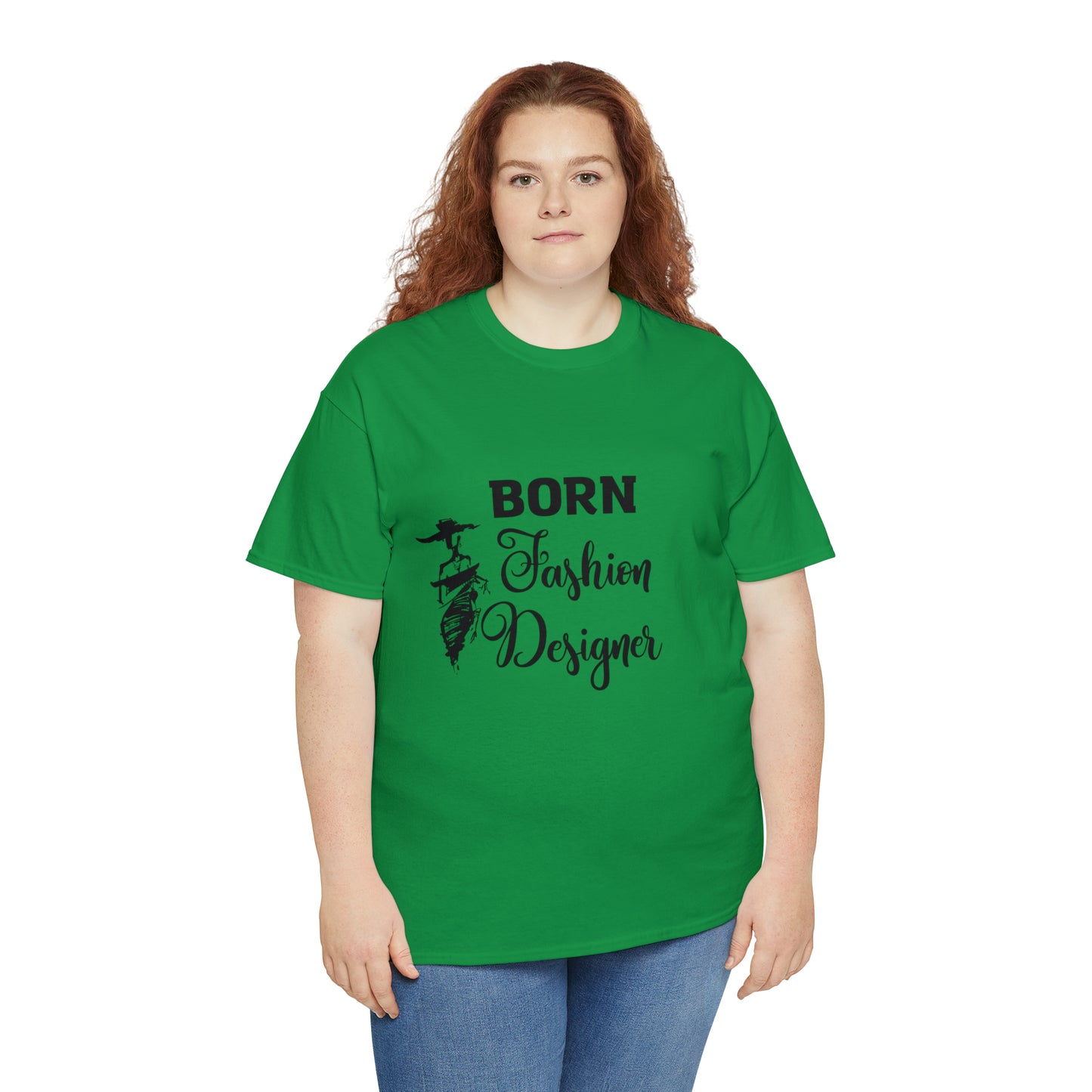 Born Fashion Designer Unisex Heavy Cotton Tee