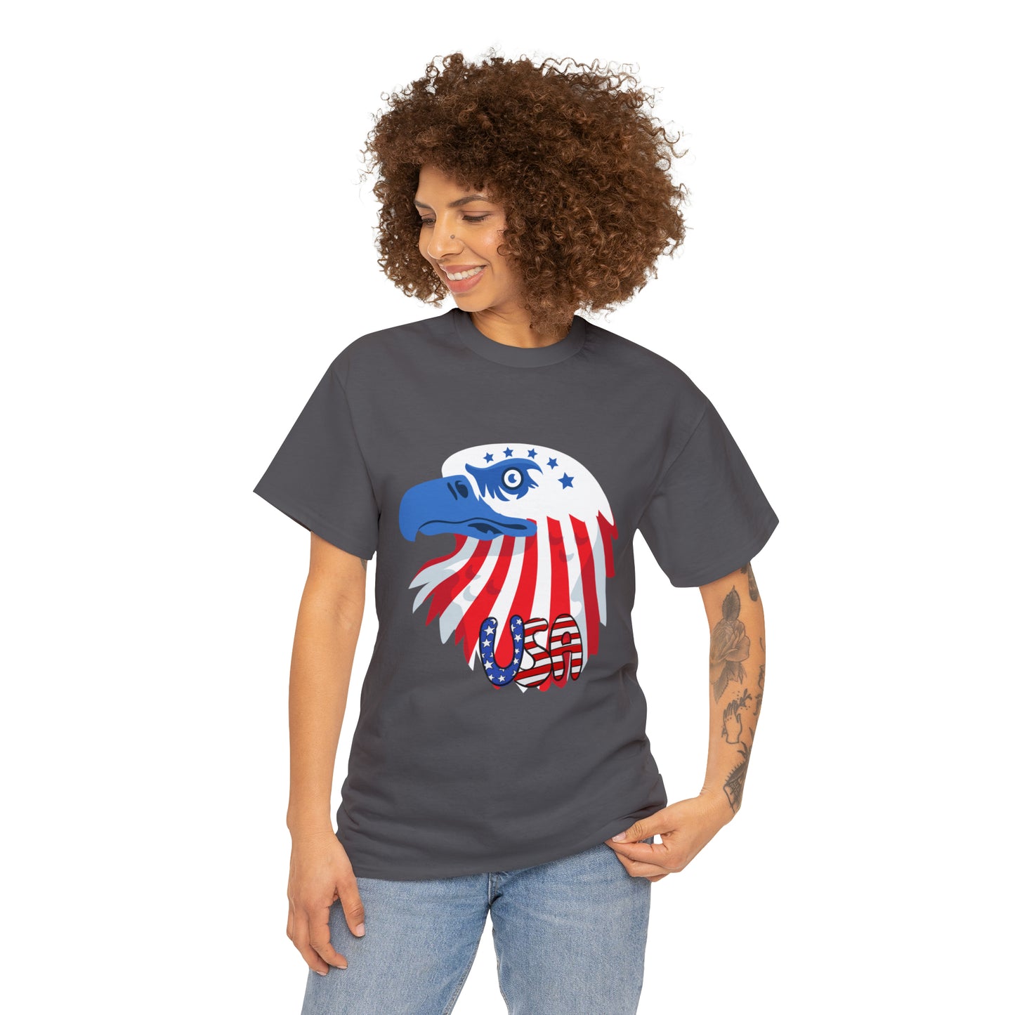 Copy of  Unisex Heavy Cotton Tee - USA