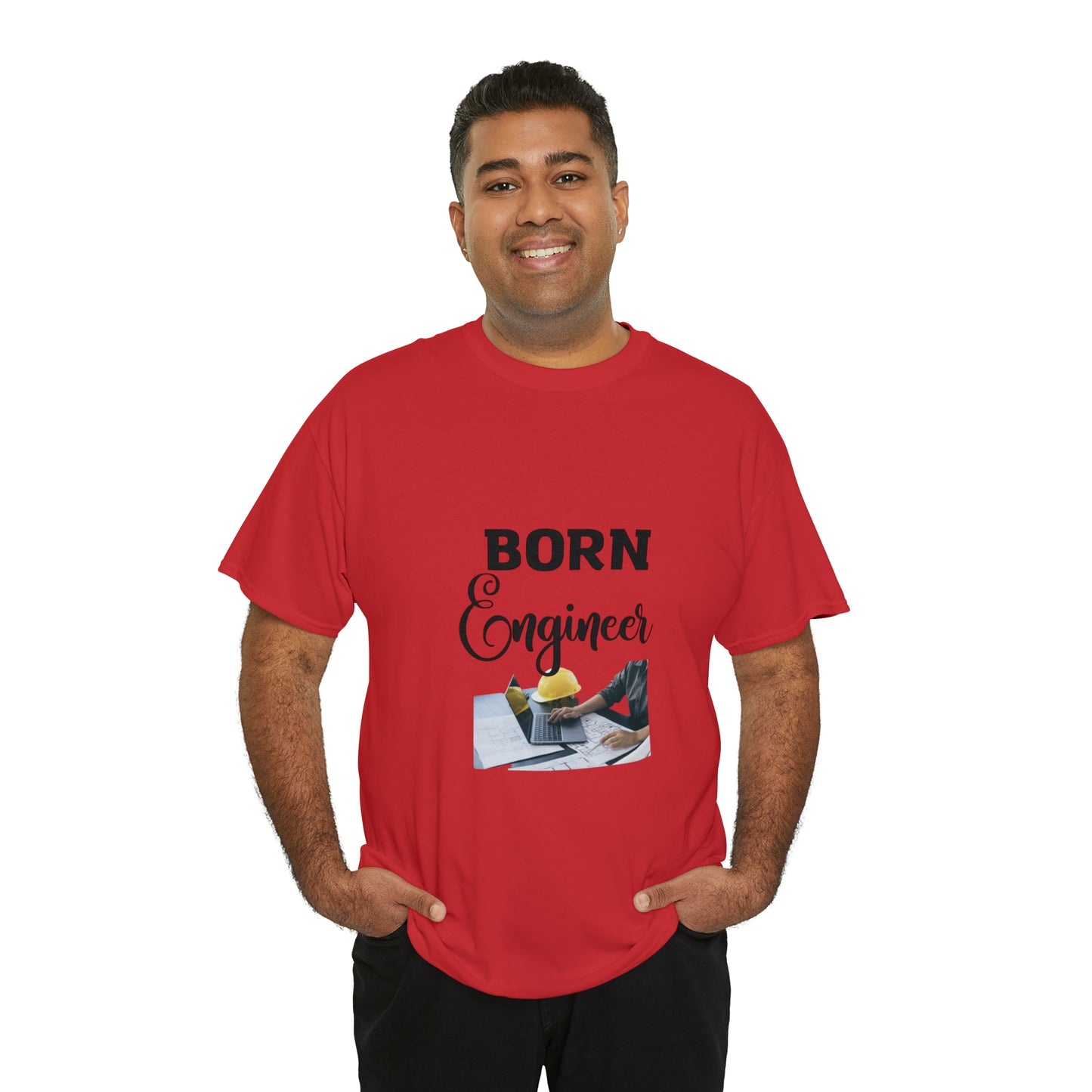 Born Engineer Unisex Heavy Cotton Tee