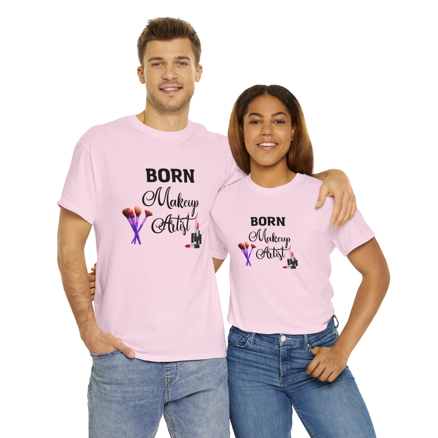 Born Makeup Artist Unisex Heavy Cotton Tee