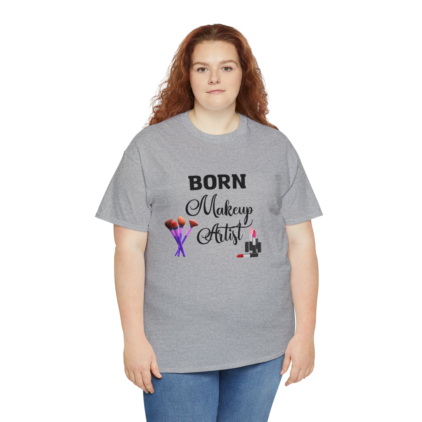 Born Makeup Artist Unisex Heavy Cotton Tee