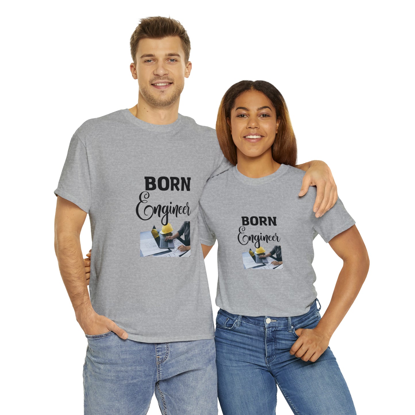 Born Engineer Unisex Heavy Cotton Tee