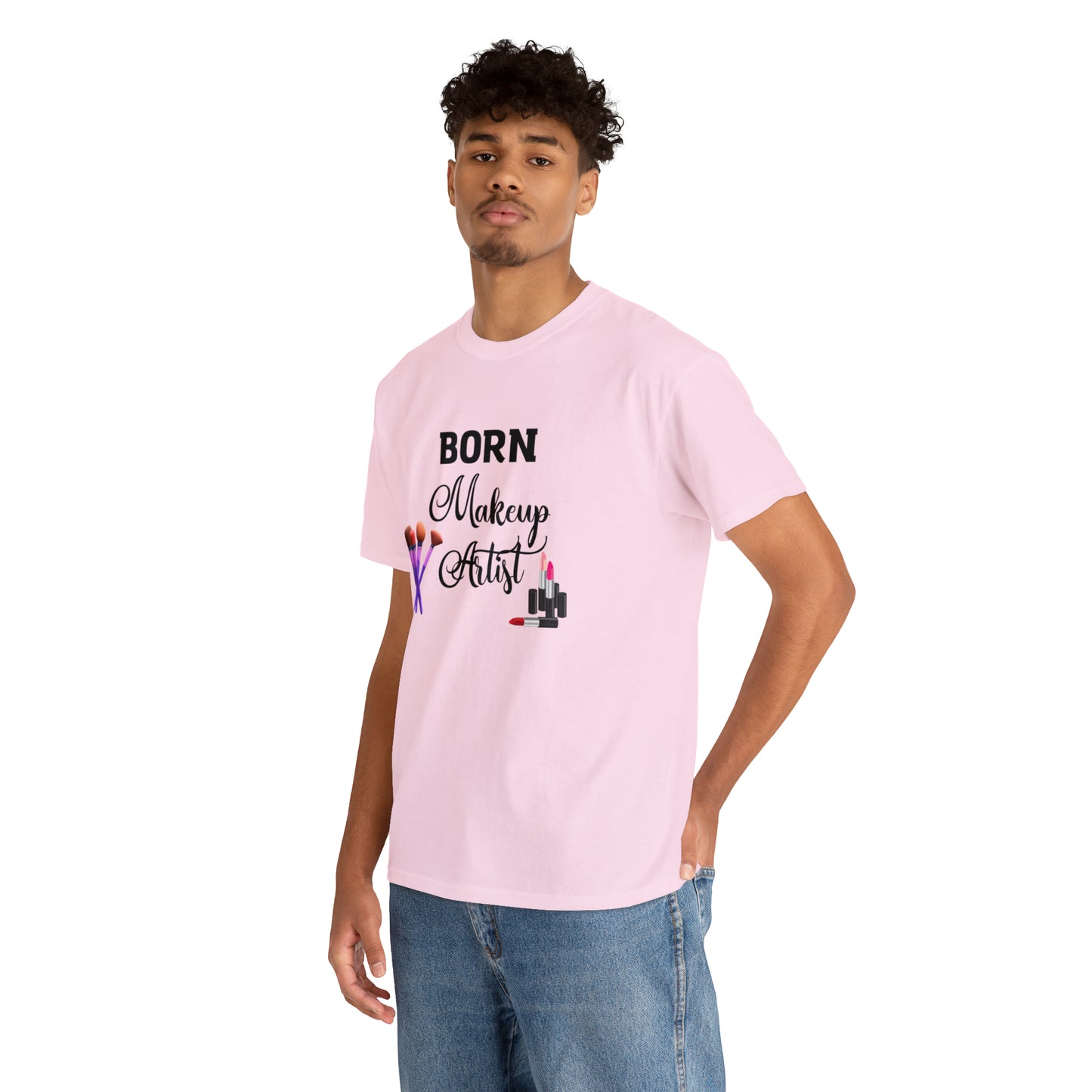 Born Makeup Artist Unisex Heavy Cotton Tee