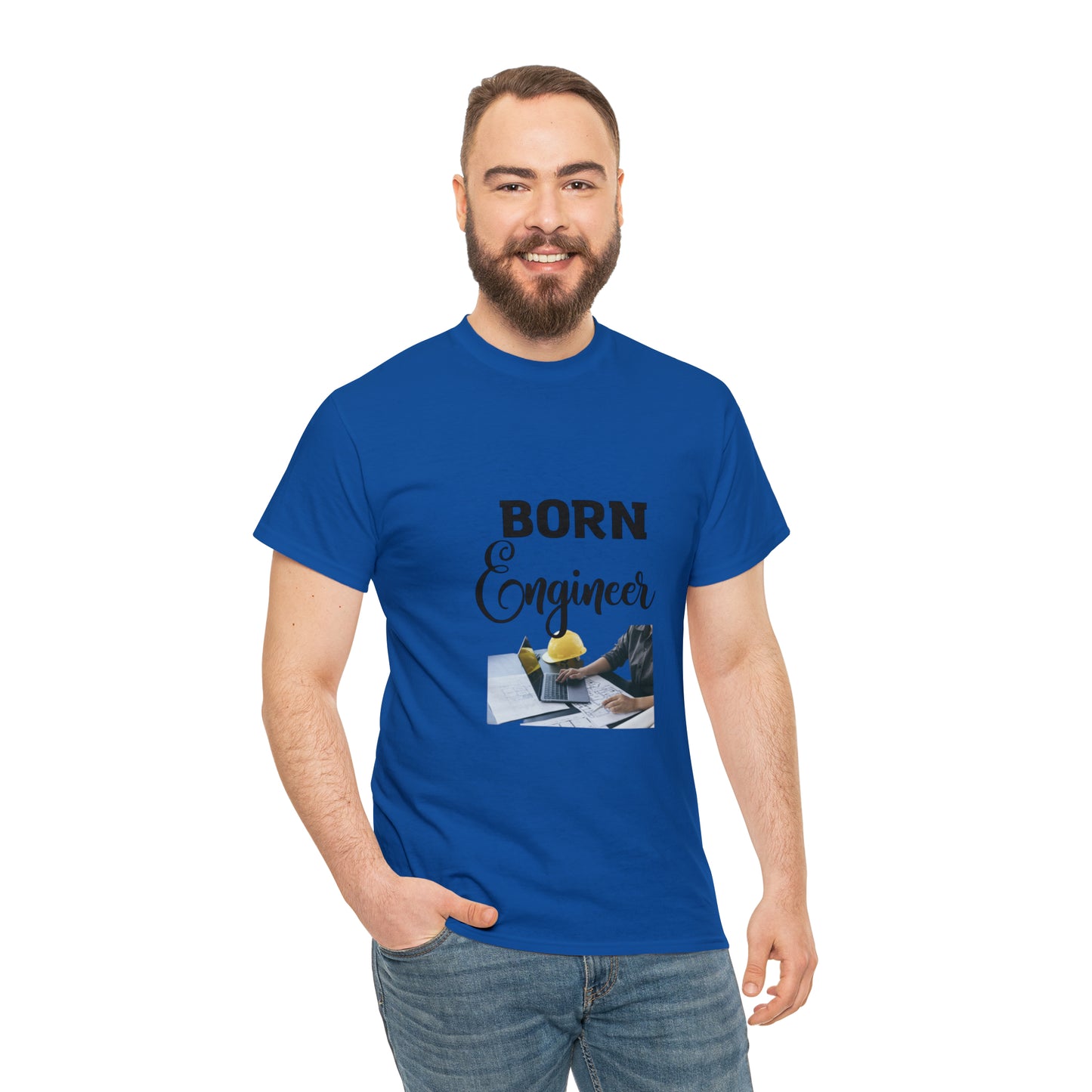 Born Engineer Unisex Heavy Cotton Tee