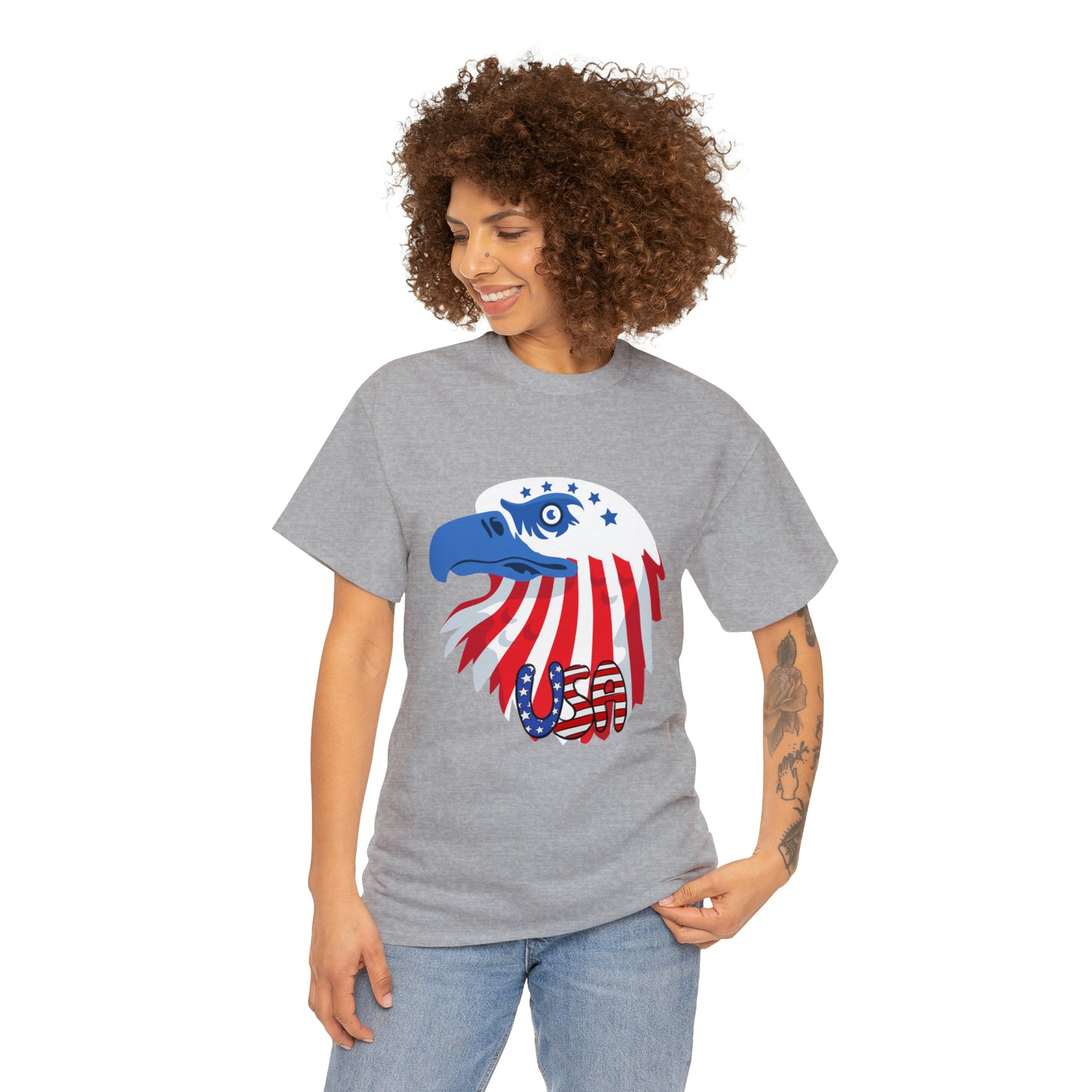 Copy of  Unisex Heavy Cotton Tee - USA