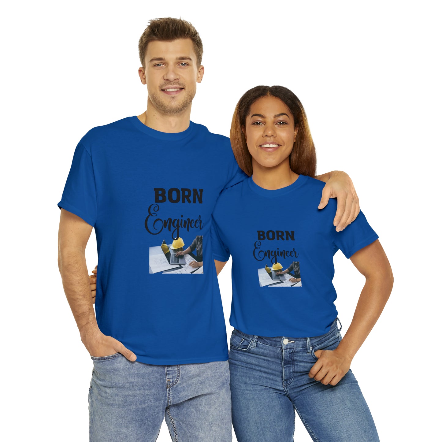 Born Engineer Unisex Heavy Cotton Tee