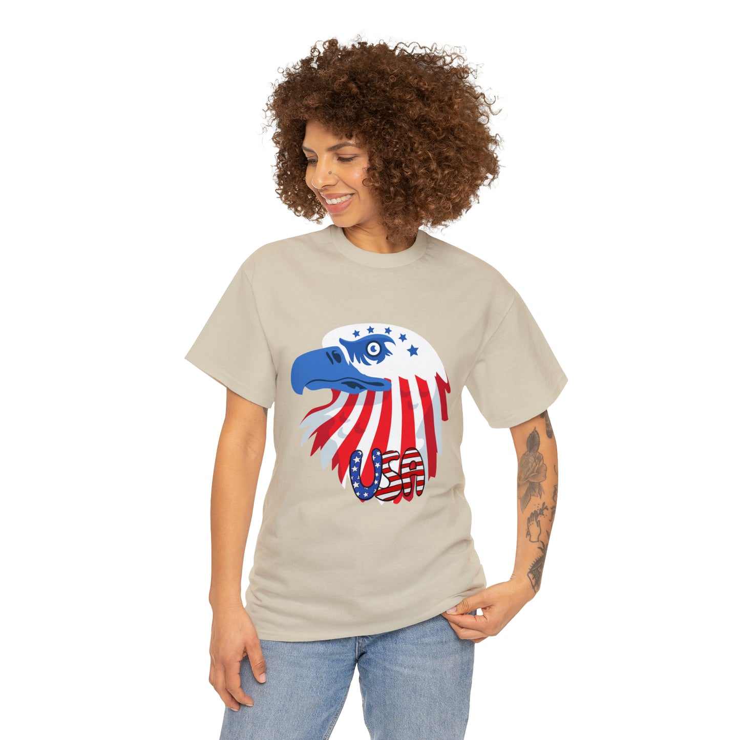 Copy of  Unisex Heavy Cotton Tee - USA