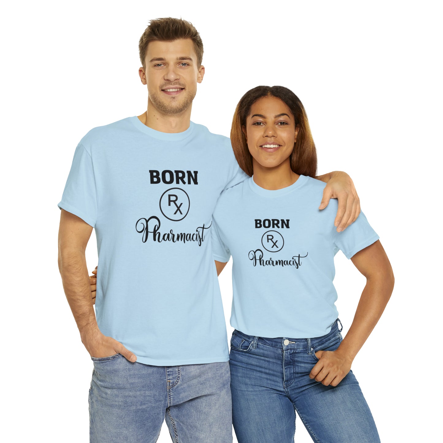 Born Pharmacist Unisex Heavy Cotton Tee