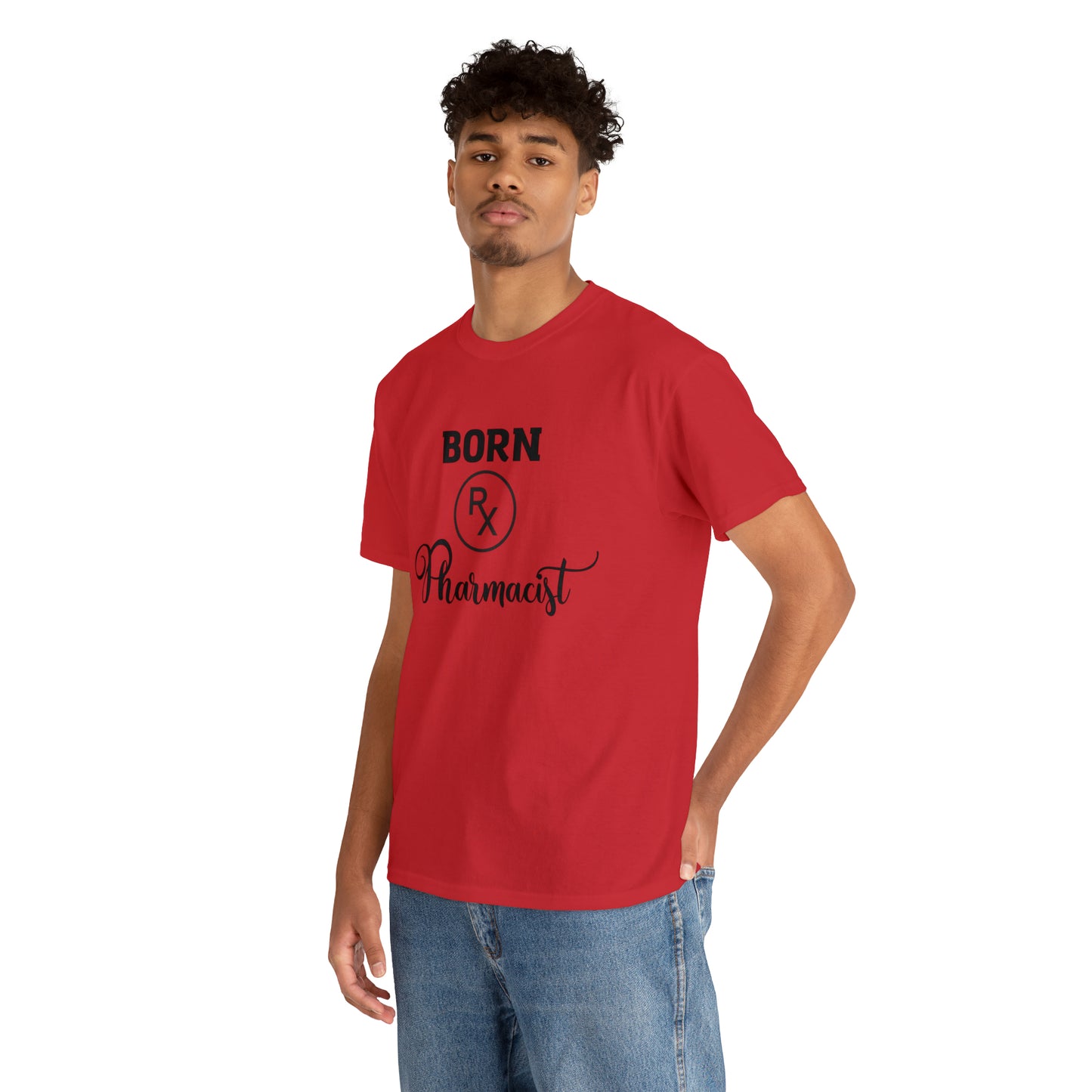 Born Pharmacist Unisex Heavy Cotton Tee