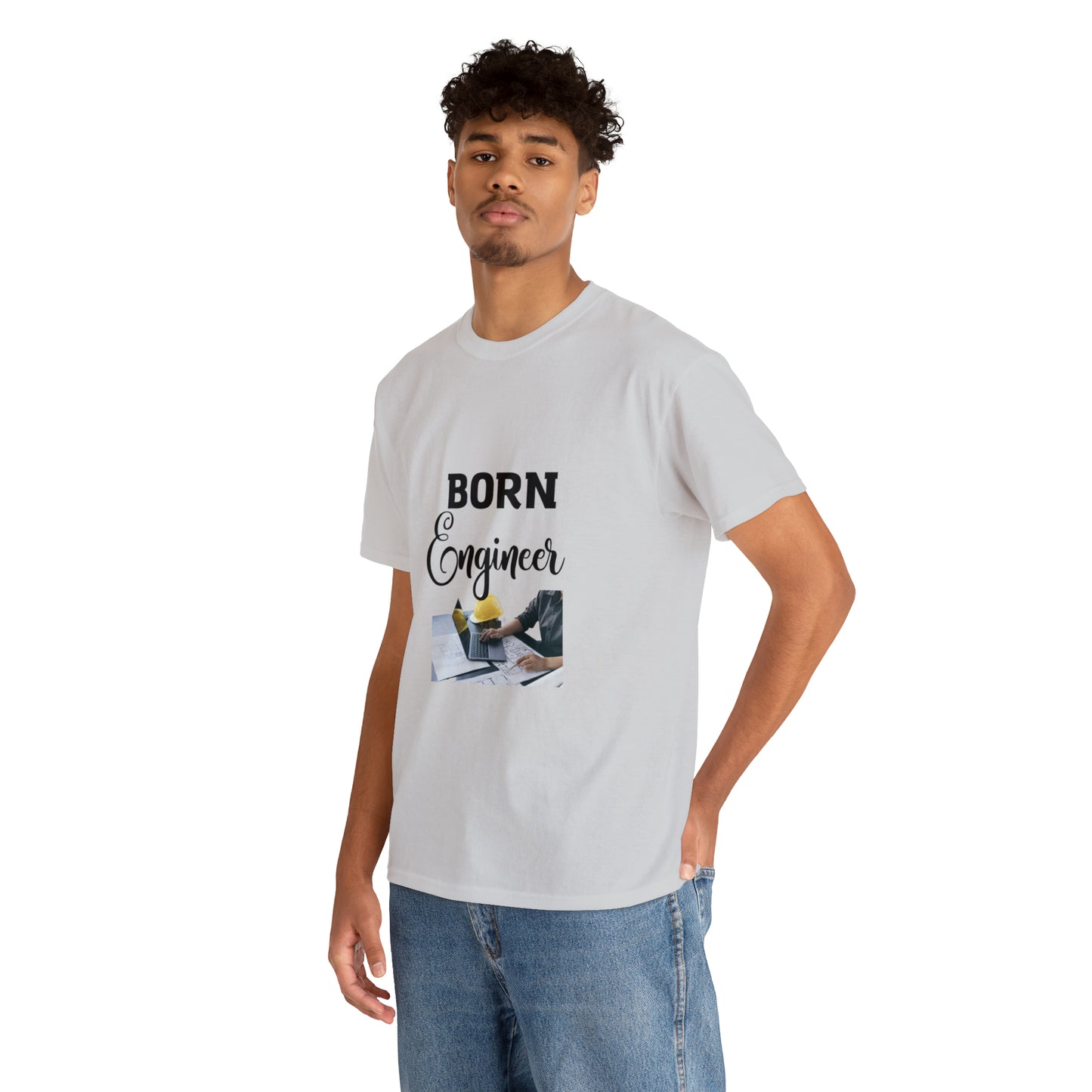 Born Engineer Unisex Heavy Cotton Tee