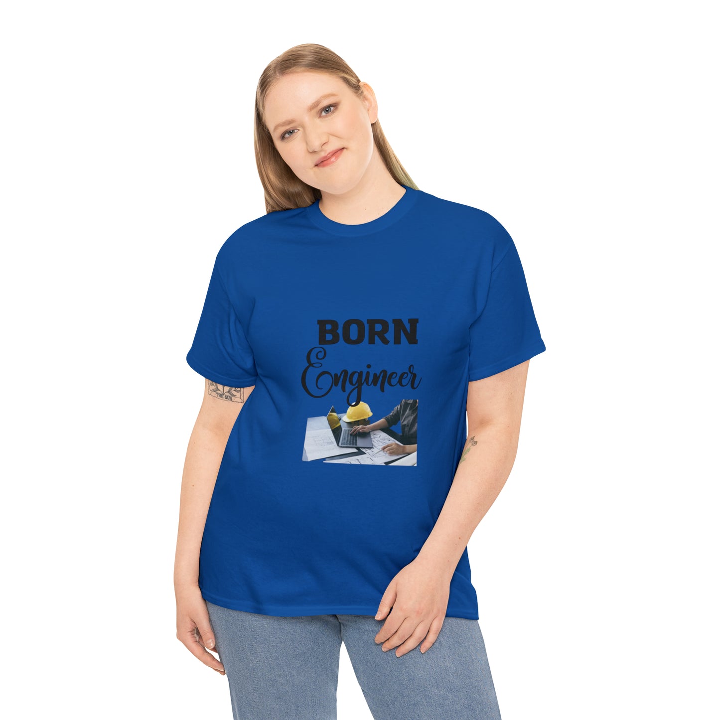 Born Engineer Unisex Heavy Cotton Tee