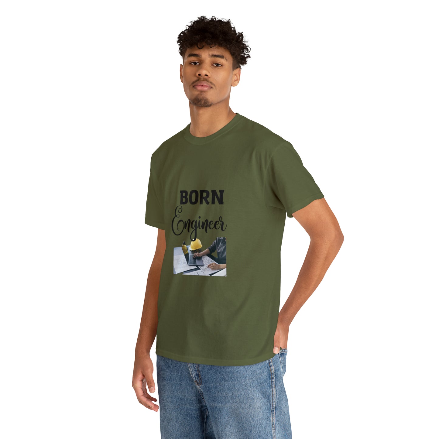 Born Engineer Unisex Heavy Cotton Tee