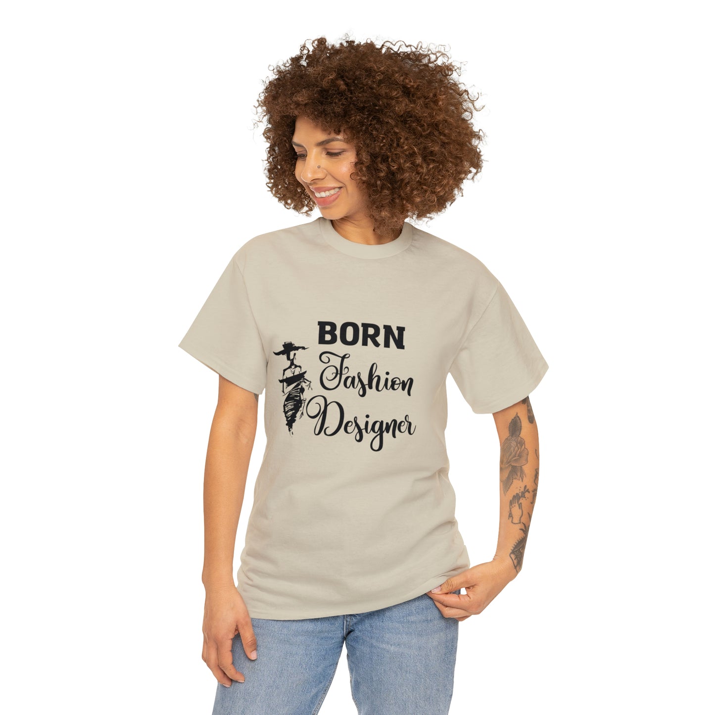 Born Fashion Designer Unisex Heavy Cotton Tee