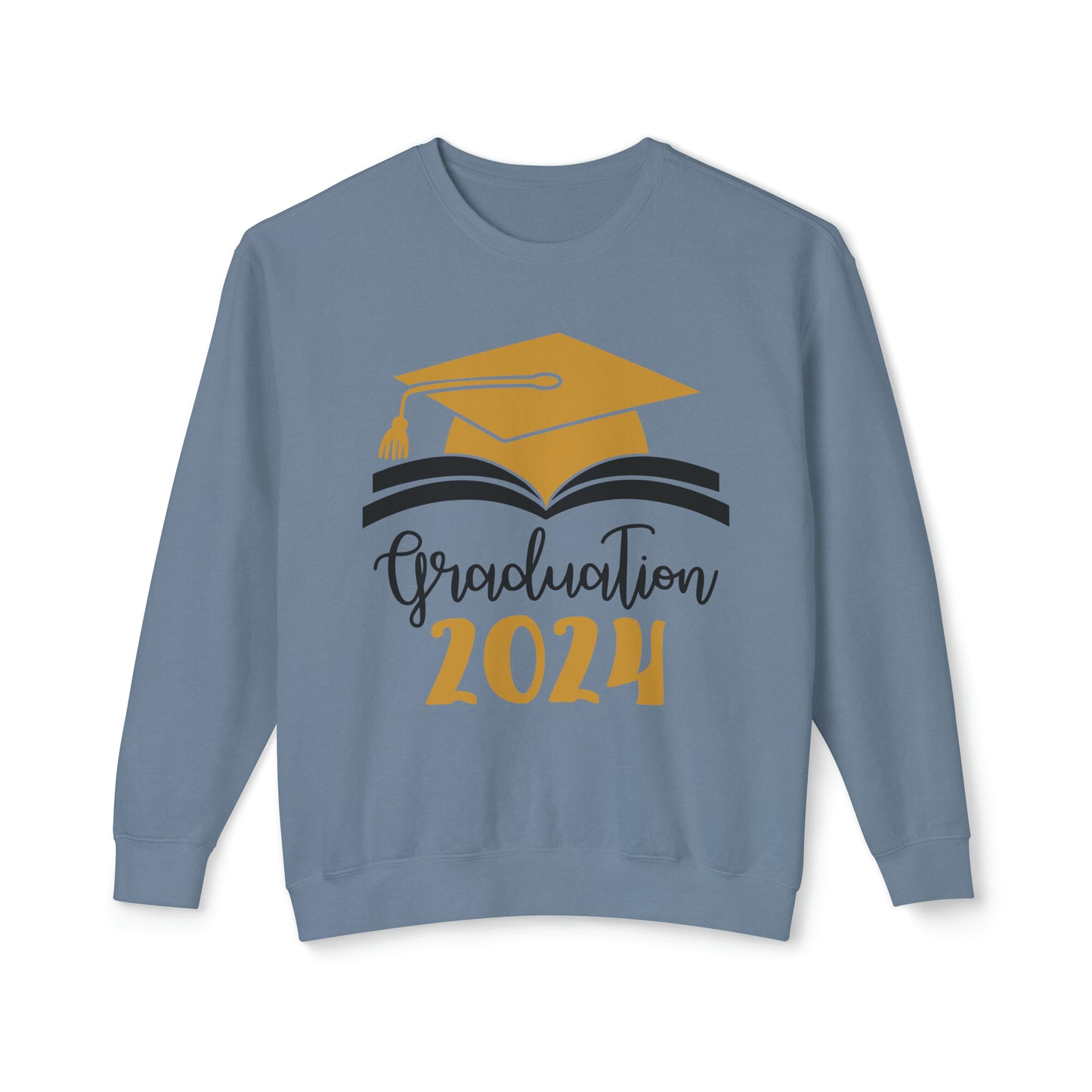 Class of 2024 Sweatshirt, Senior Shirt, Senior Gift, Senior Graduate Sweater, High School Graduation Gift, College Grad Gift, 2024 Unisex Lightweight Crewneck Sweatshirt