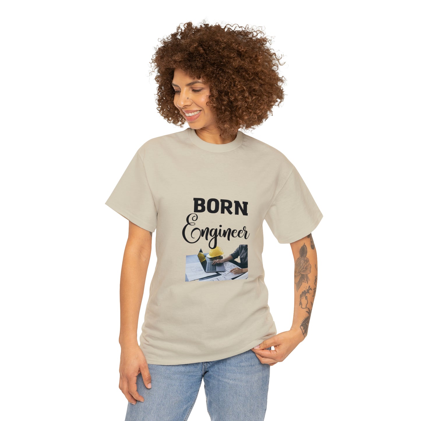 Born Engineer Unisex Heavy Cotton Tee