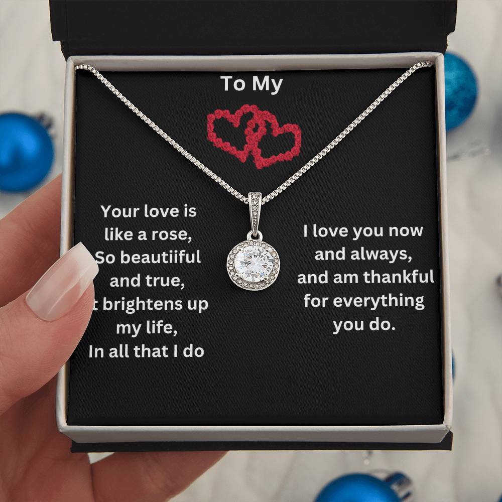 Revd Eternal Hope Necklace. Gift From Boyfriend, Wife Gift, Mother's Day, Wife Necklace, Mother's Day Gift From Soulmate, Mother's Day Gift From Spouse, Wife Birthday Gift, Soulmate Birthday Gift, Just Because Gift to Wife, Birthday Gift, Anniversary Gift