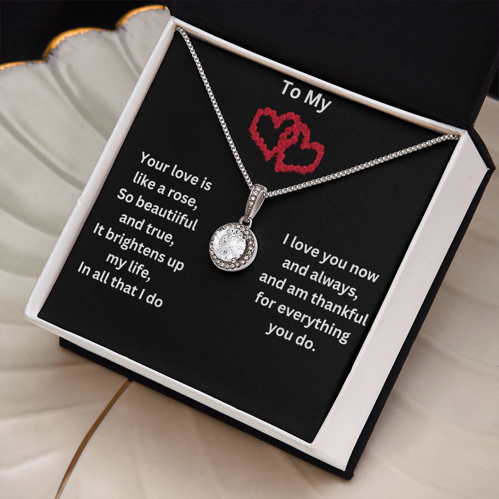 Revd Eternal Hope Necklace. Gift From Boyfriend, Wife Gift, Mother's Day, Wife Necklace, Mother's Day Gift From Soulmate, Mother's Day Gift From Spouse, Wife Birthday Gift, Soulmate Birthday Gift, Just Because Gift to Wife, Birthday Gift, Anniversary Gift