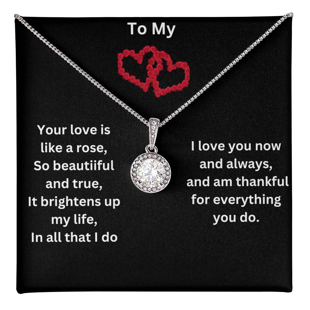 Revd Eternal Hope Necklace. Gift From Boyfriend, Wife Gift, Mother's Day, Wife Necklace, Mother's Day Gift From Soulmate, Mother's Day Gift From Spouse, Wife Birthday Gift, Soulmate Birthday Gift, Just Because Gift to Wife, Birthday Gift, Anniversary Gift