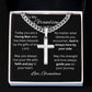 Grandson Confirmation, Confirmation Gift for Boys, Gift from Grandma, Confirmation Necklace, Gift for Him, Baptism Gift, First Communion, Faith, Christening, Confirmation, Cross Necklace