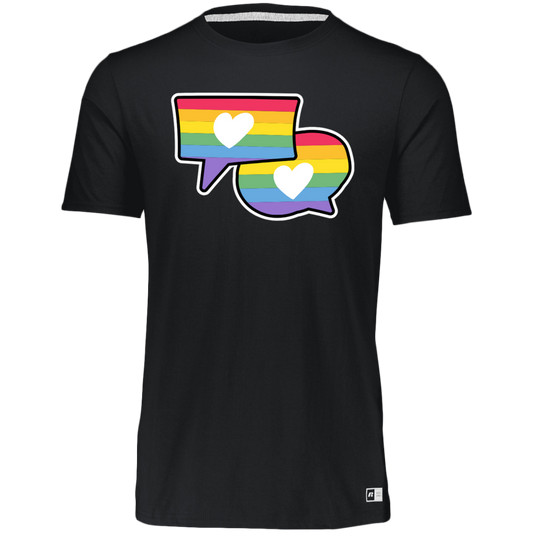 Women's Dri-Power Tee--Love is Love