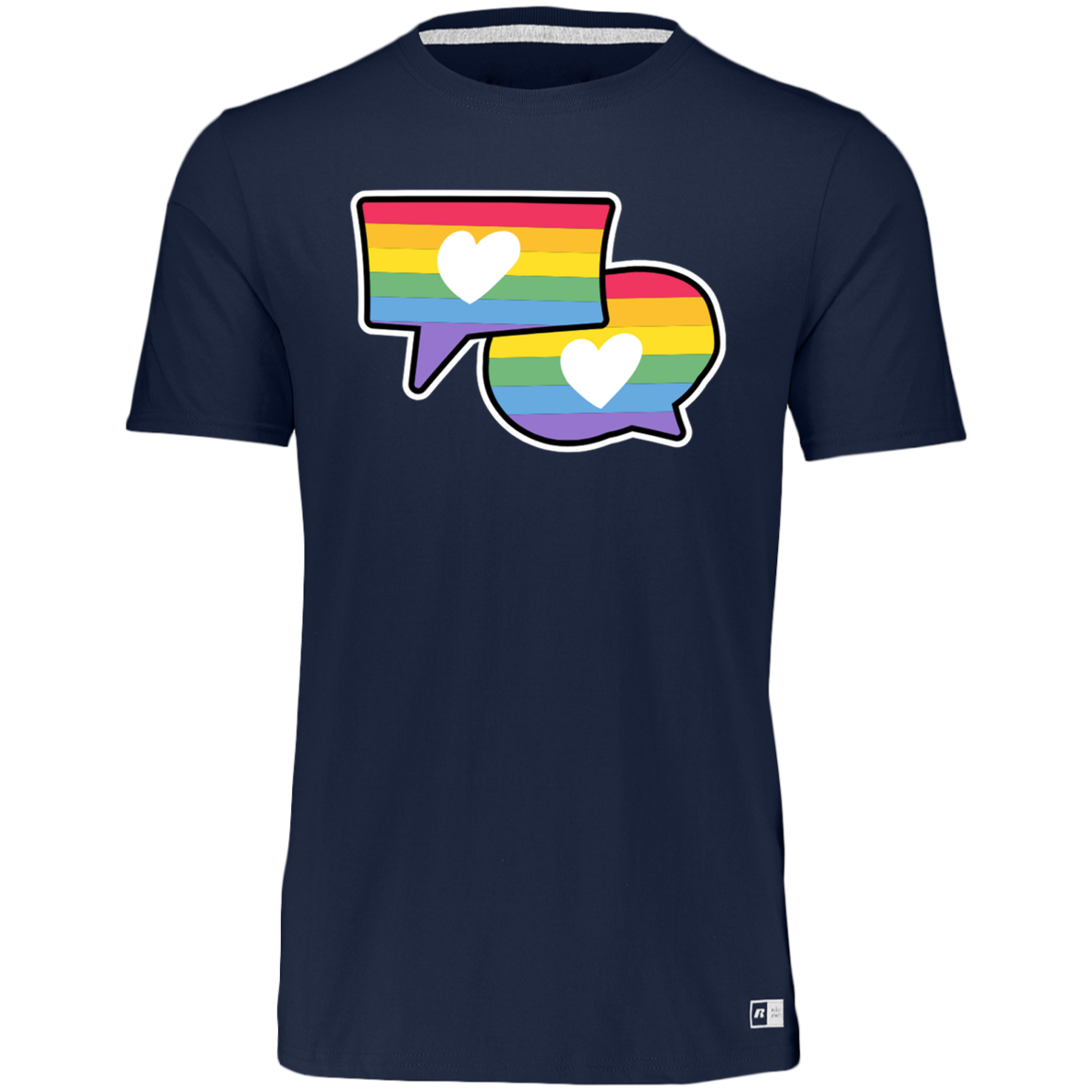 Women's Dri-Power Tee--Love is Love