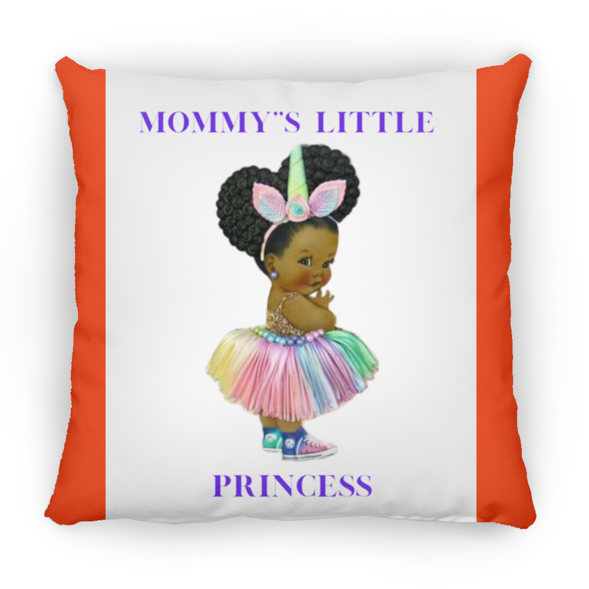 Mommy's Little Princess Large Square Pillow