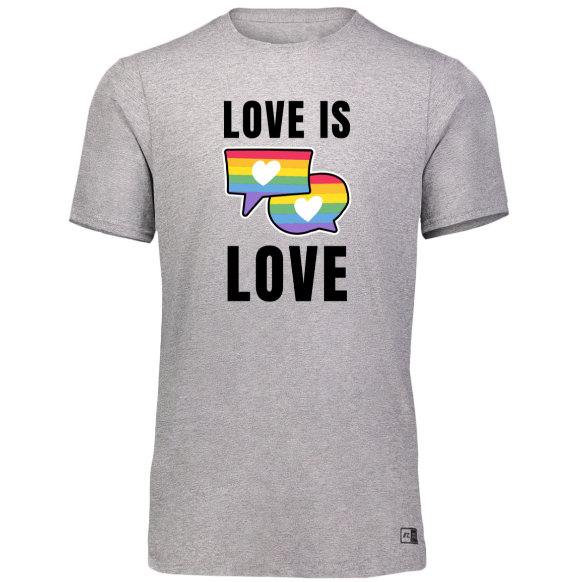 Women's Dri-Power Tee--Love is Love