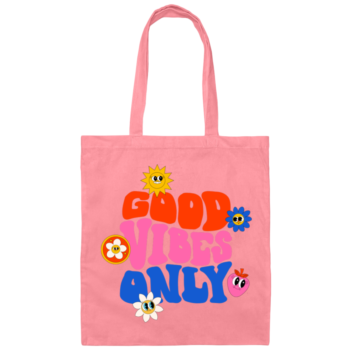 Good Vibes Only Canvas Tote Bag