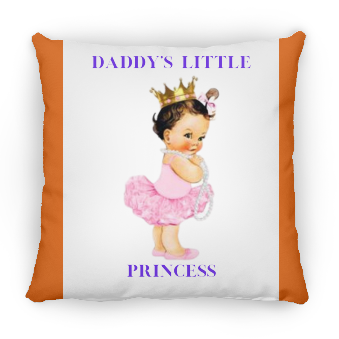 Daddy's Little Girl Large Square Pillow