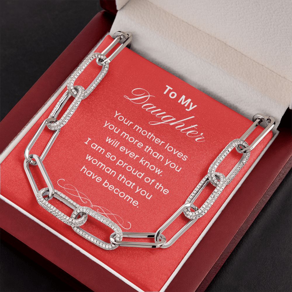 Luxurious Forever Linked Necklace is the perfect gift for birthdays, anniversaries,