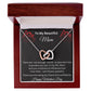 Beautiful Interlocking Hearts necklace.  Necklace for mom, Valentine's Day, Special Occasion or Just Because