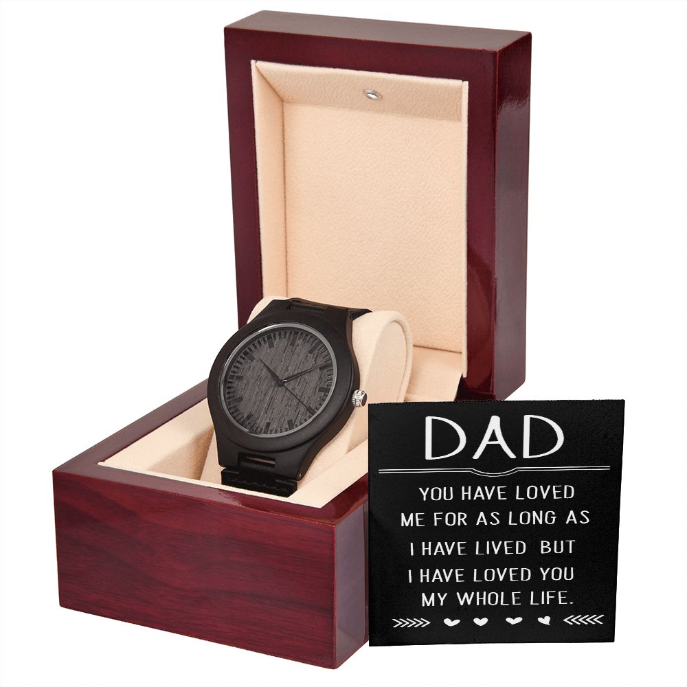 To Dad - Wooden Watch