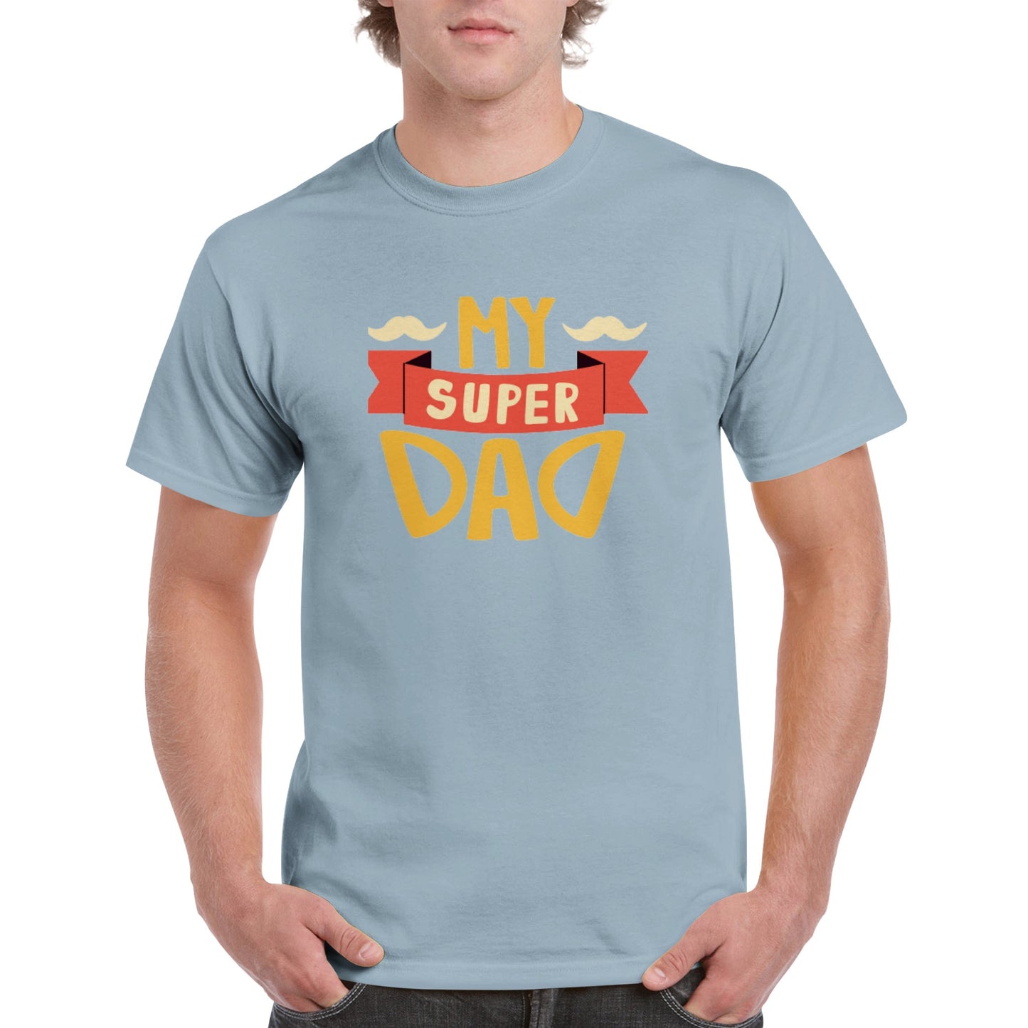 My Super Dad.  Heavyweight Unisex Crewneck T-shirt