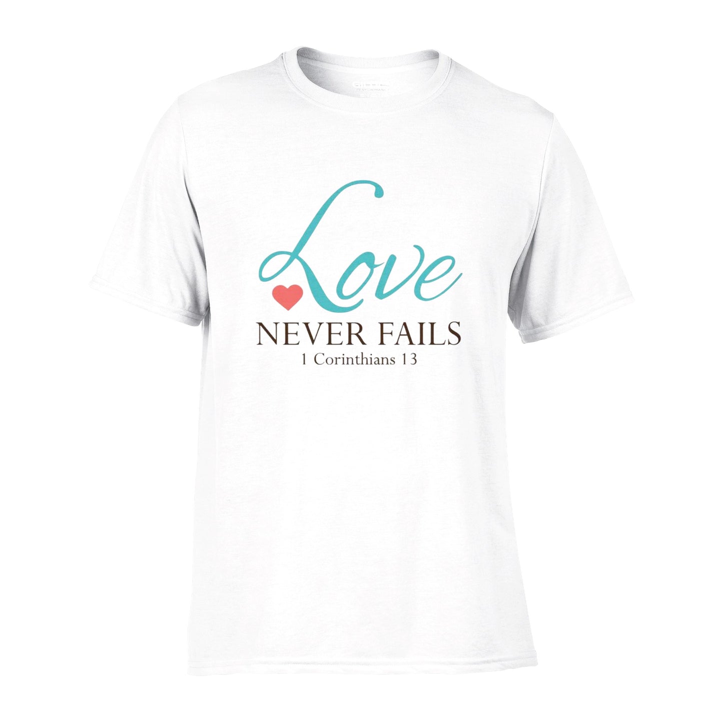 Lovd Never Fails Performance Unisex Crewneck T-shirt